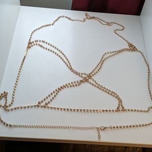 Body jewelry - chest necklace